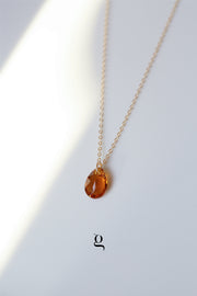 Teardrop Swarovski  Necklace - Goldside Jewelry