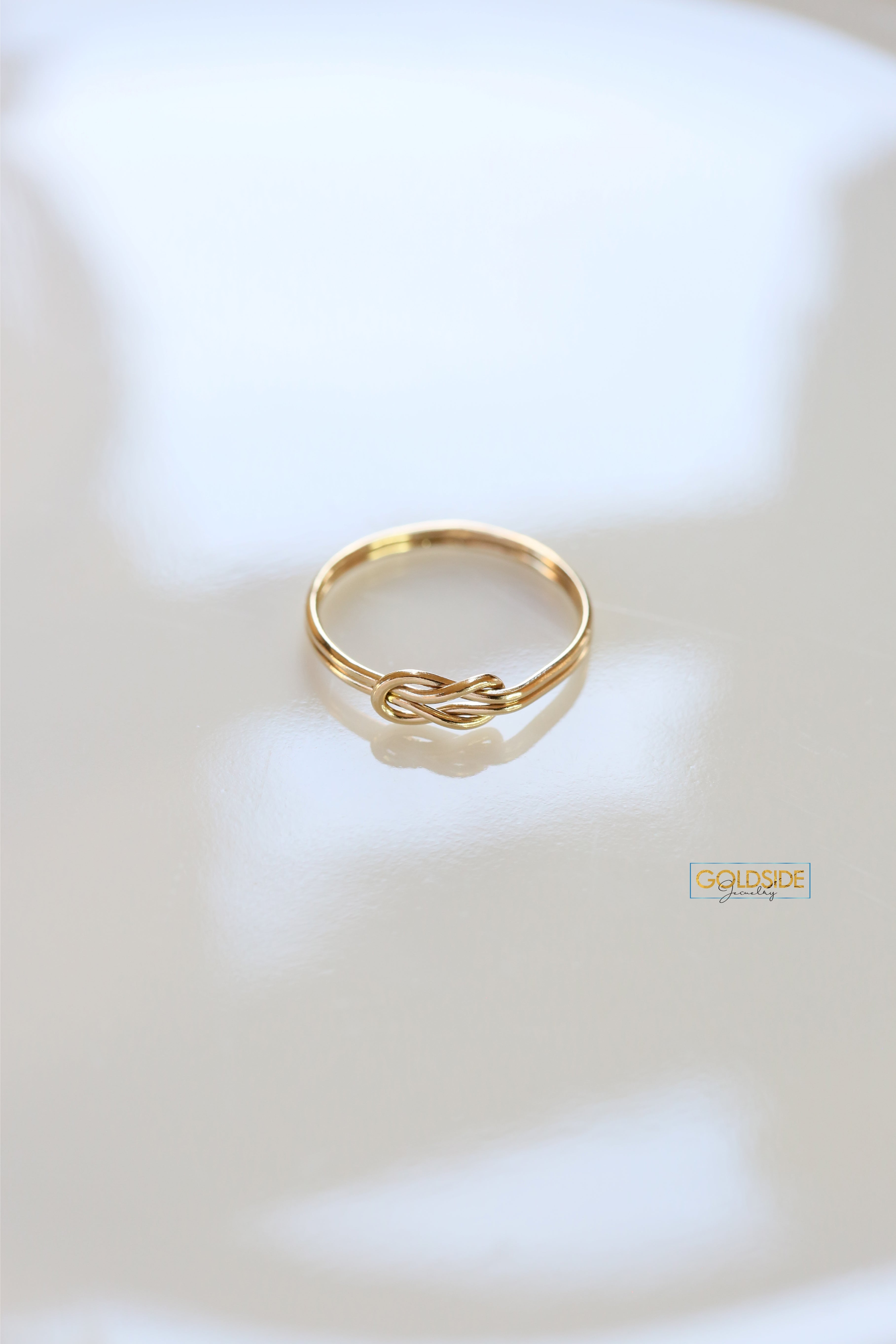Everlasting Knot Ring - Goldside Jewelry