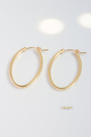 Oval Hoops - Goldside Jewelry