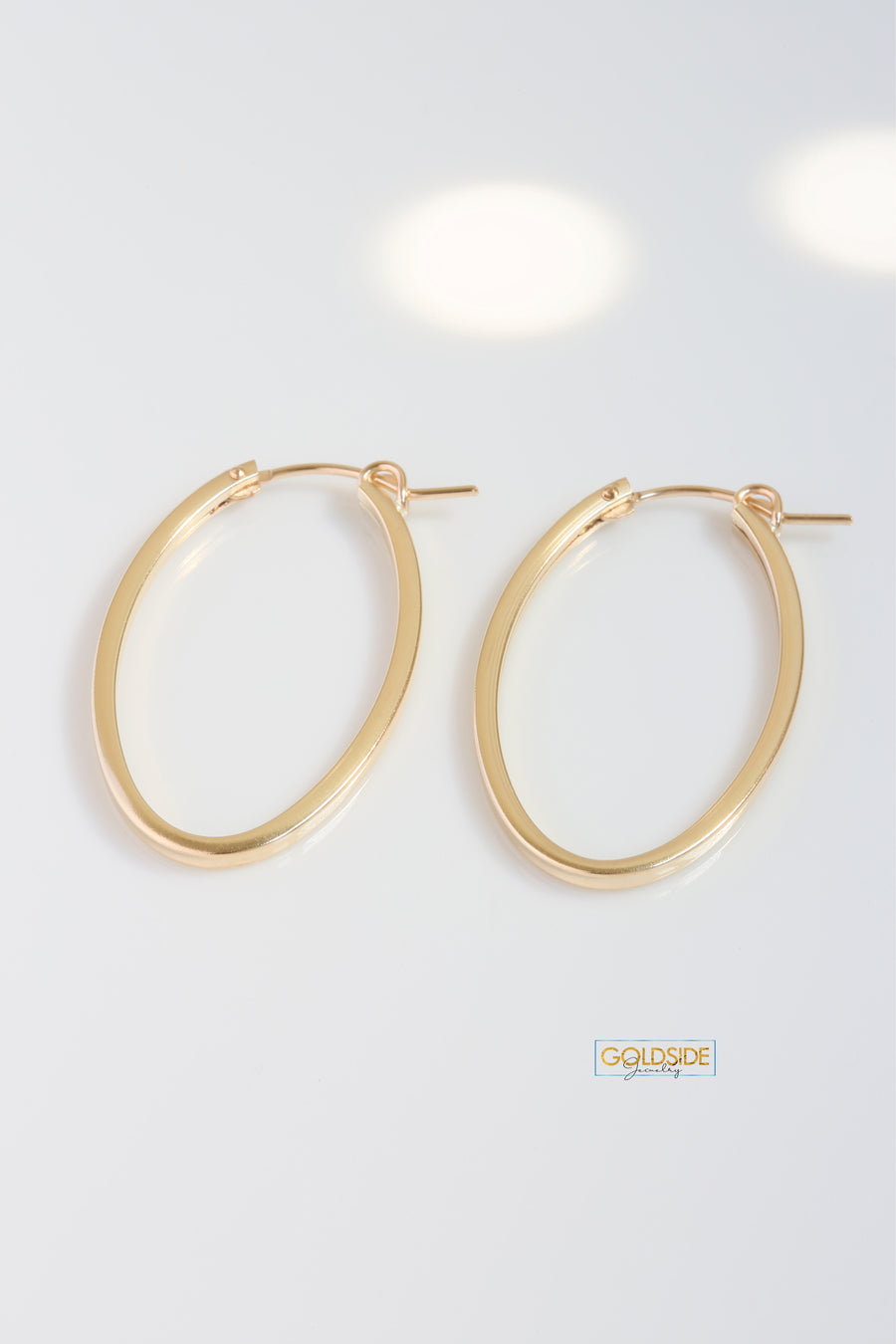 Oval Hoops - Goldside Jewelry