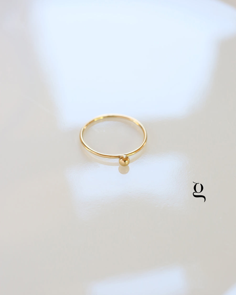 Golden Orb Ring - Goldside Jewelry