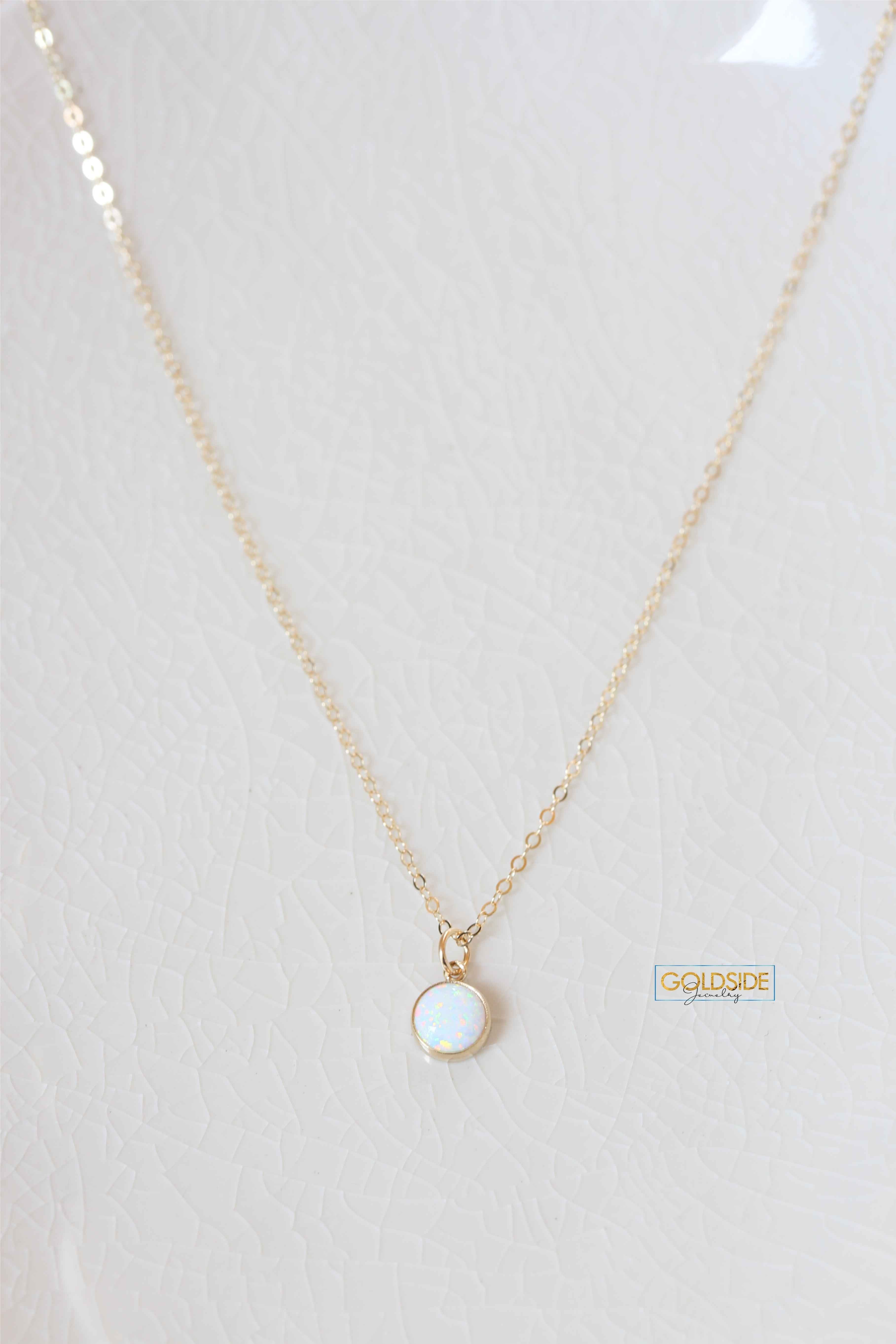White Opal Necklace