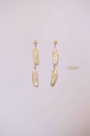 Long Pearls Earrings