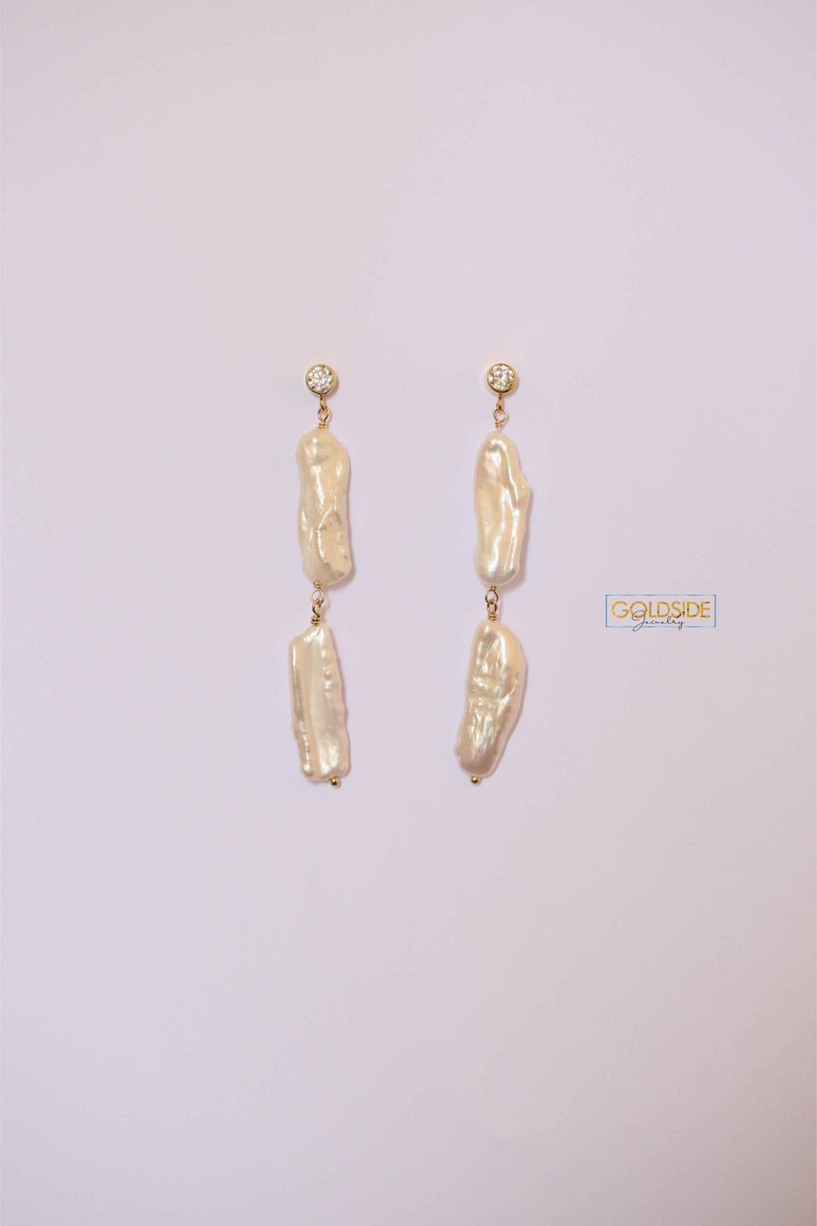 Long Pearls Earrings