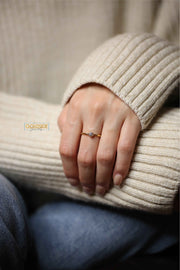 White Stone Ring
