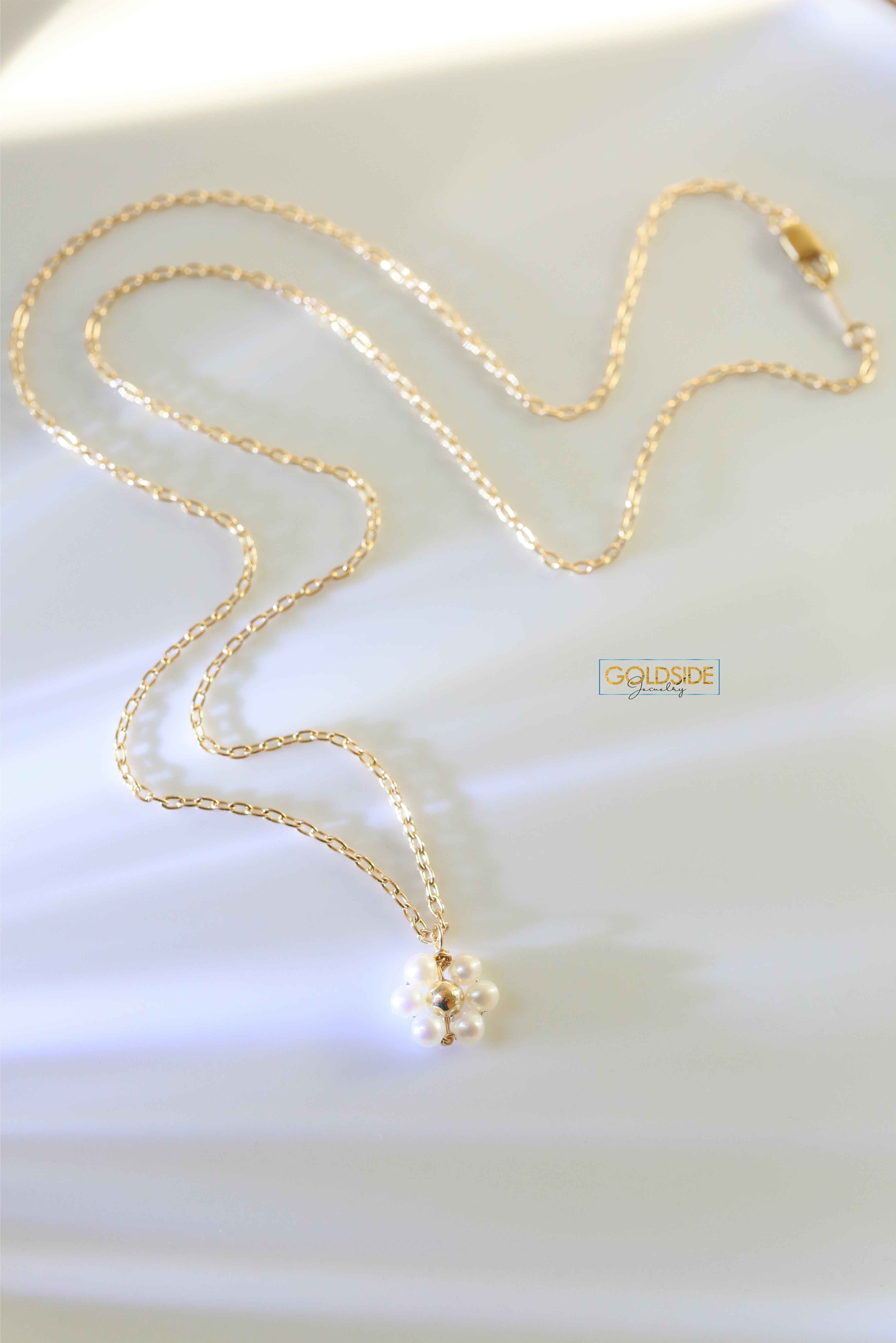Pearl Flower Necklace