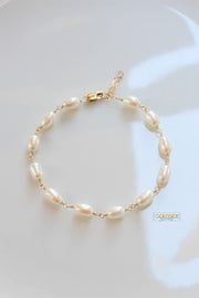 Handmade Big Pearl Bracelet