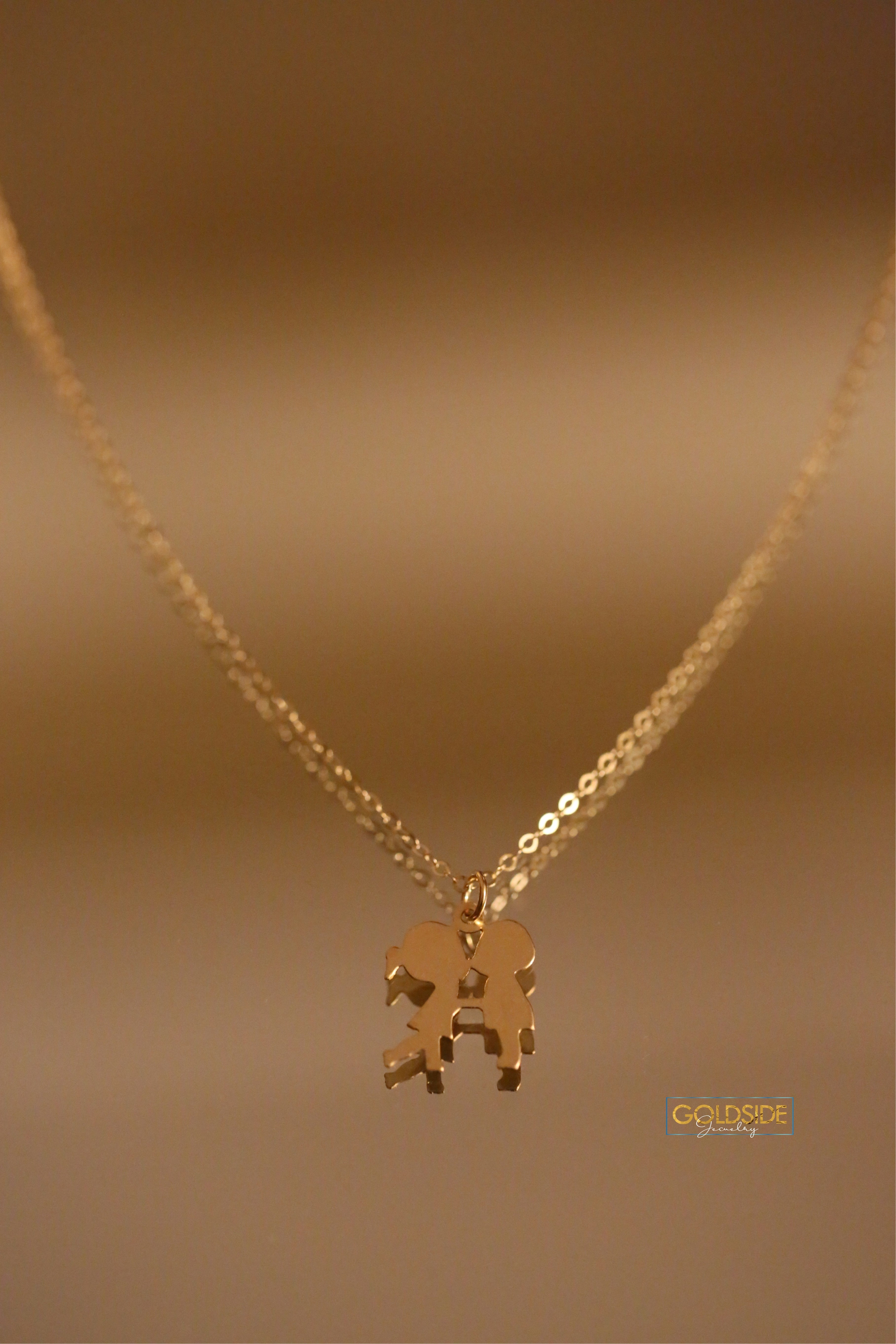 The Kiss Necklace - Goldside Jewelry