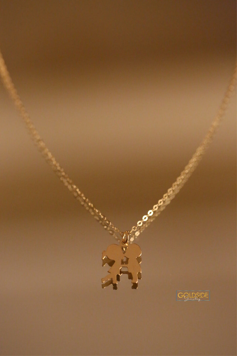 The Kiss Necklace - Goldside Jewelry