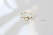 Heart Knot Ring - Goldside Jewelry