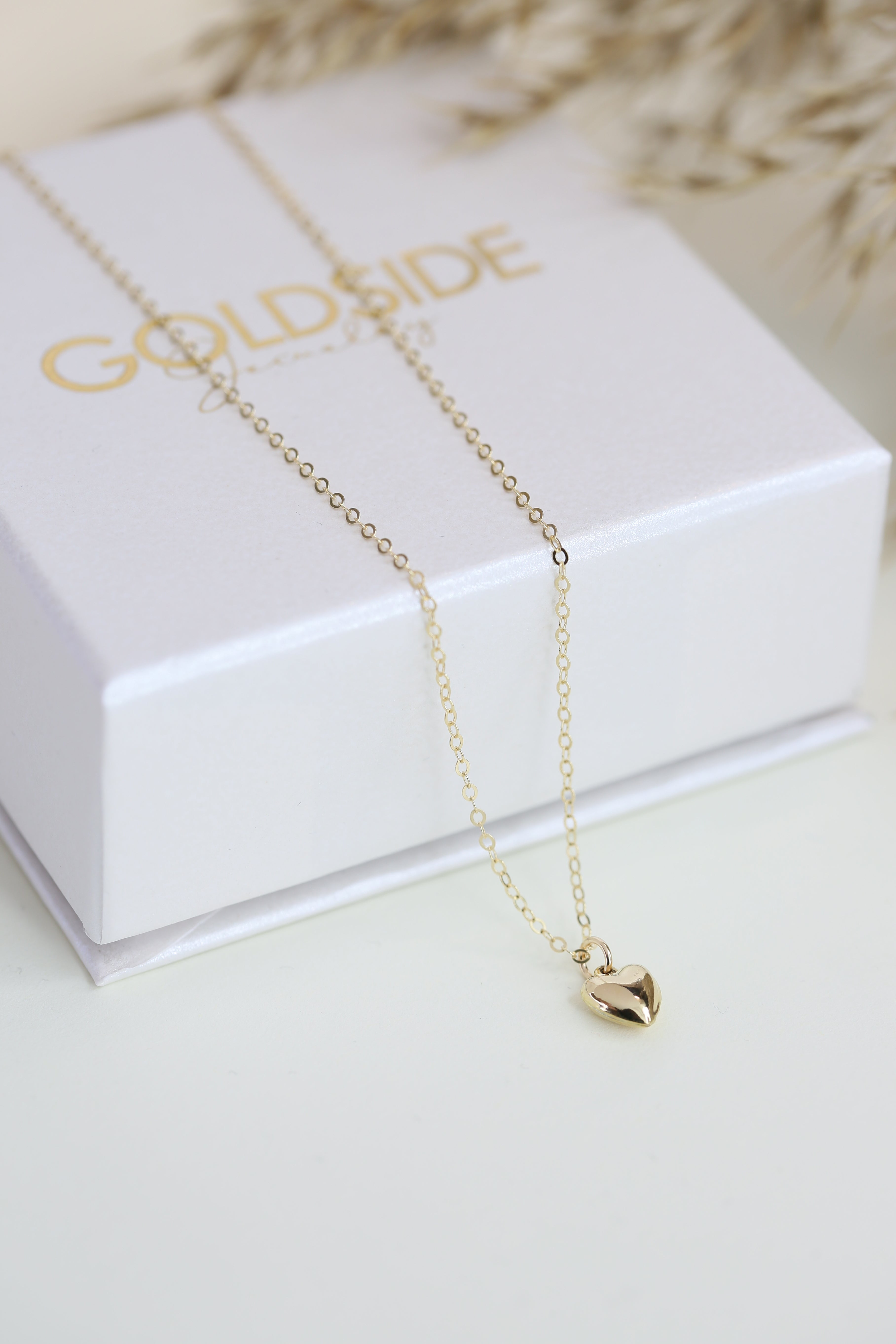 Golden Heart Necklace - Goldside Jewelry