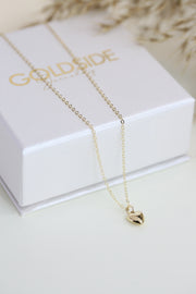 Golden Heart Necklace - Goldside Jewelry