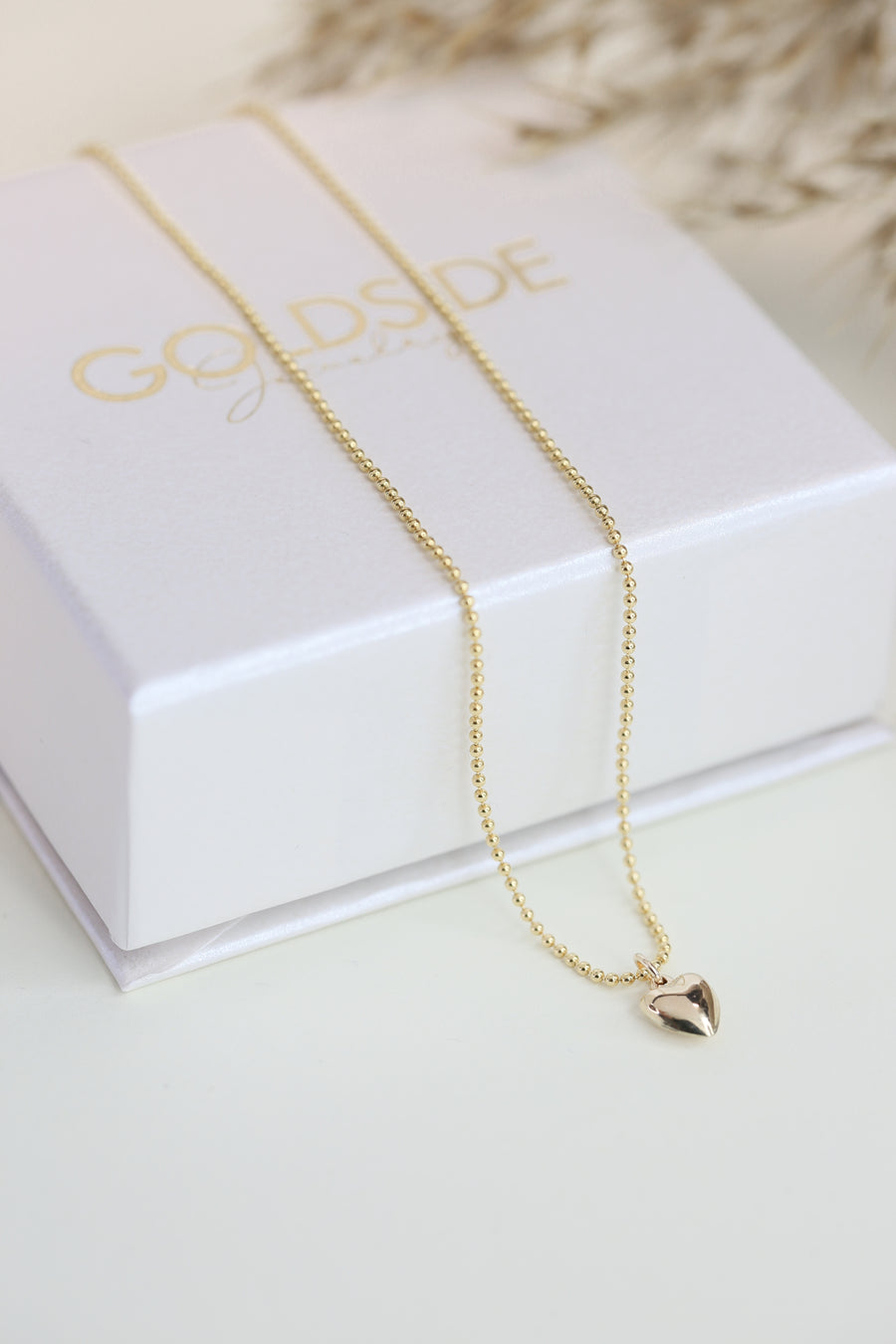 Golden Heart Necklace - Goldside Jewelry