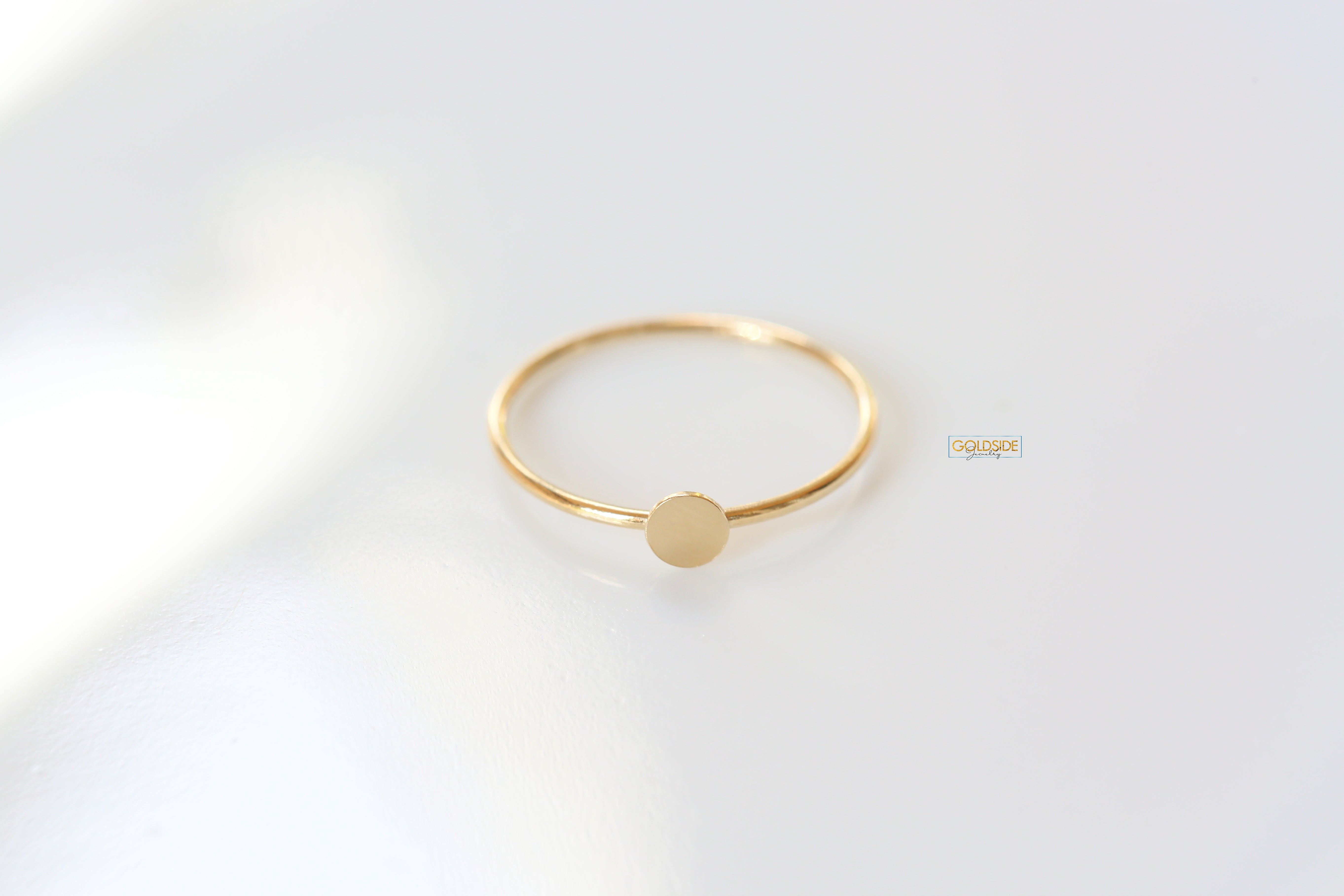 Disc Ring - Goldside Jewelry