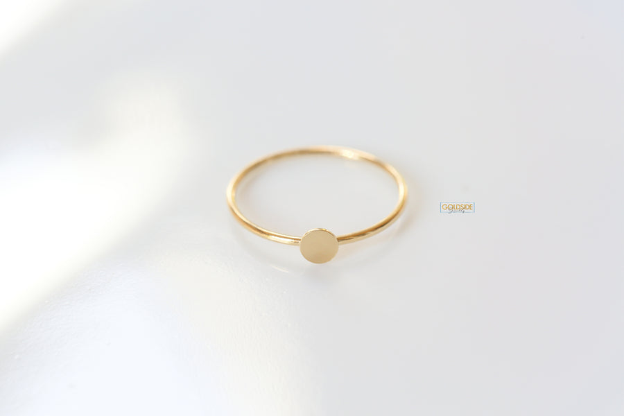 Disc Ring - Goldside Jewelry