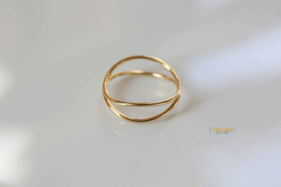 Double Wave Ring