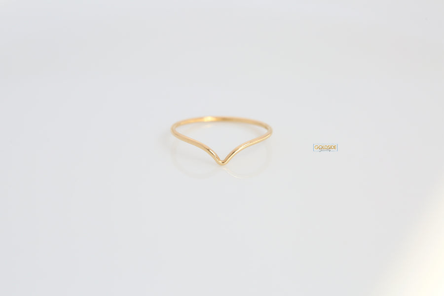Chevron Ring - Goldside Jewelry