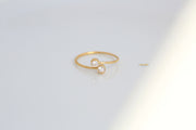 Double Stone Ring - Goldside Jewelry