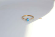 Blue Opal Ring