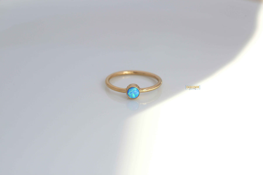 Blue Opal Ring