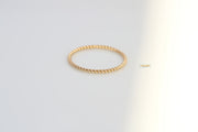 Thin Braid Ring - Goldside Jewelry
