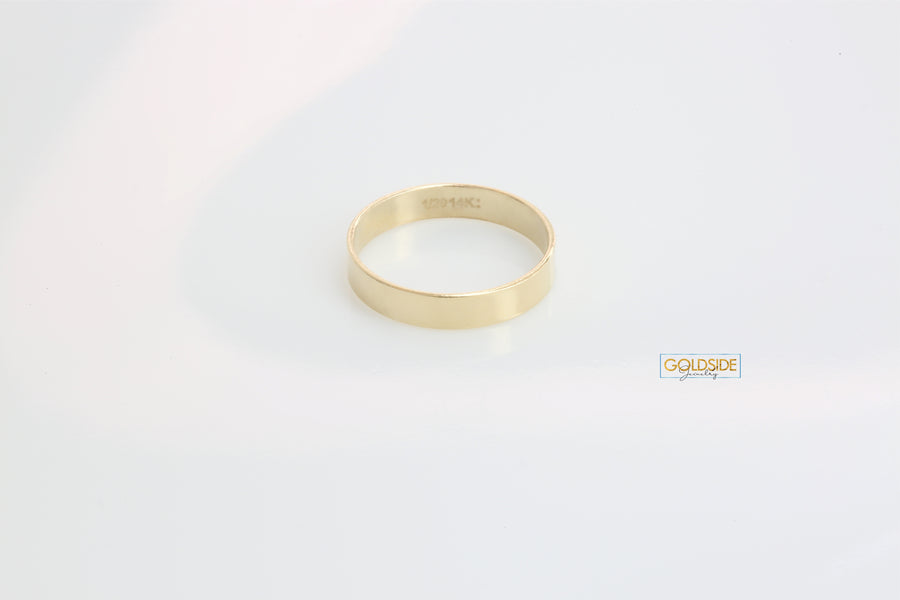 3,5 mm Flat Ring - Goldside Jewelry