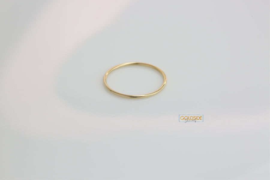 Simple Stacking Ring - Goldside Jewelry