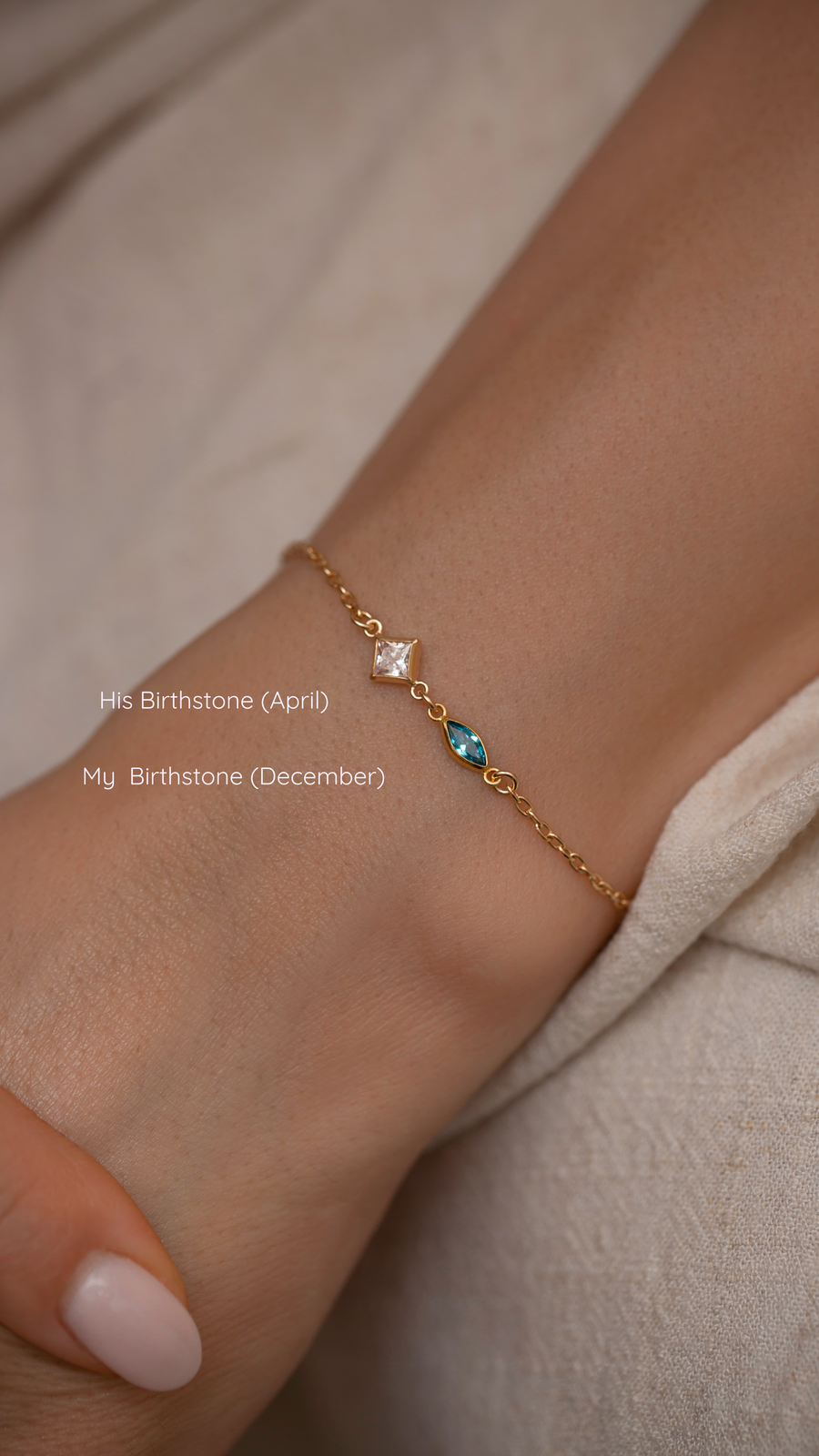 Toi et Moi Bracelet - Goldside Jewelry