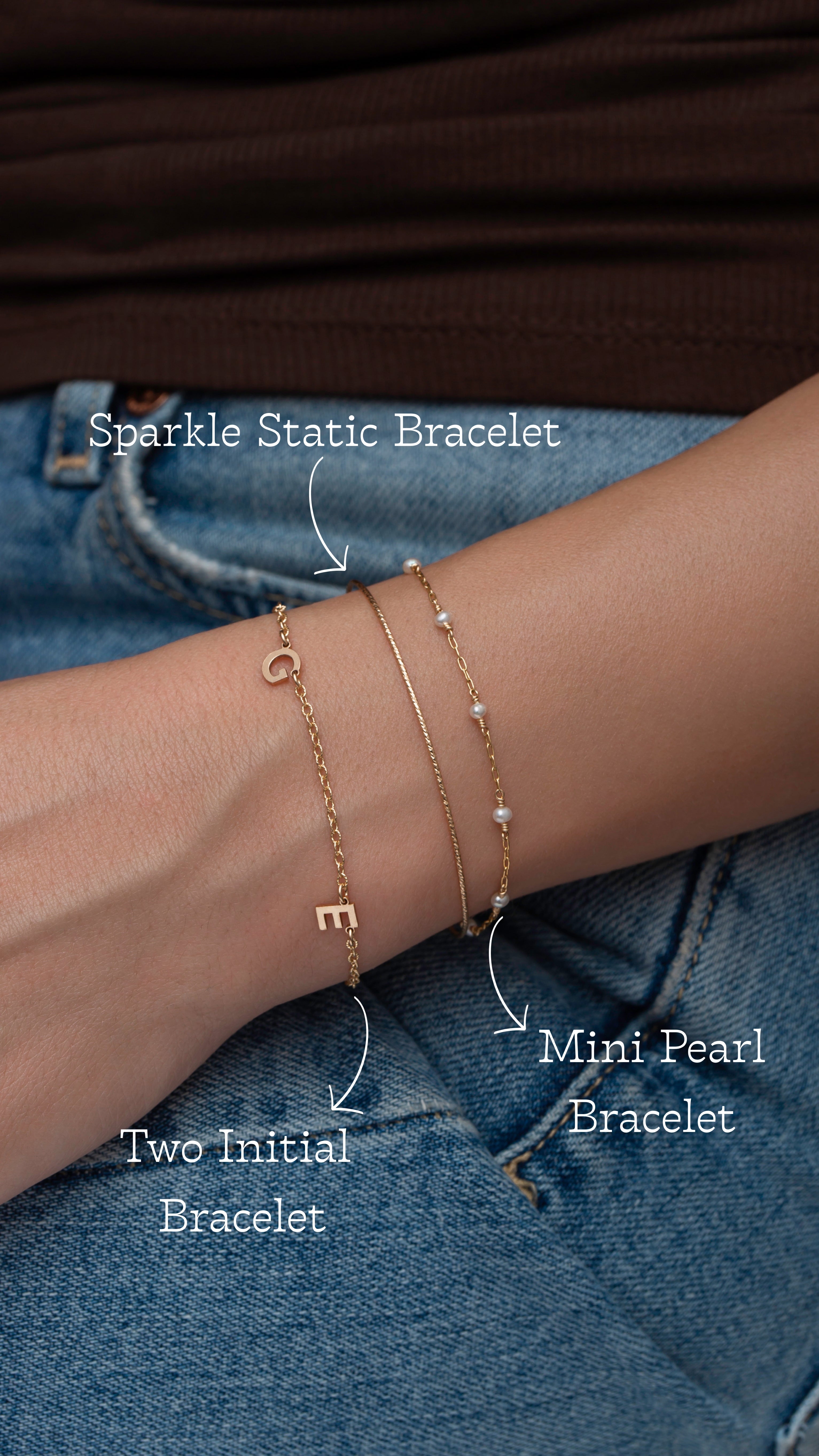 Two Initial Bracelet