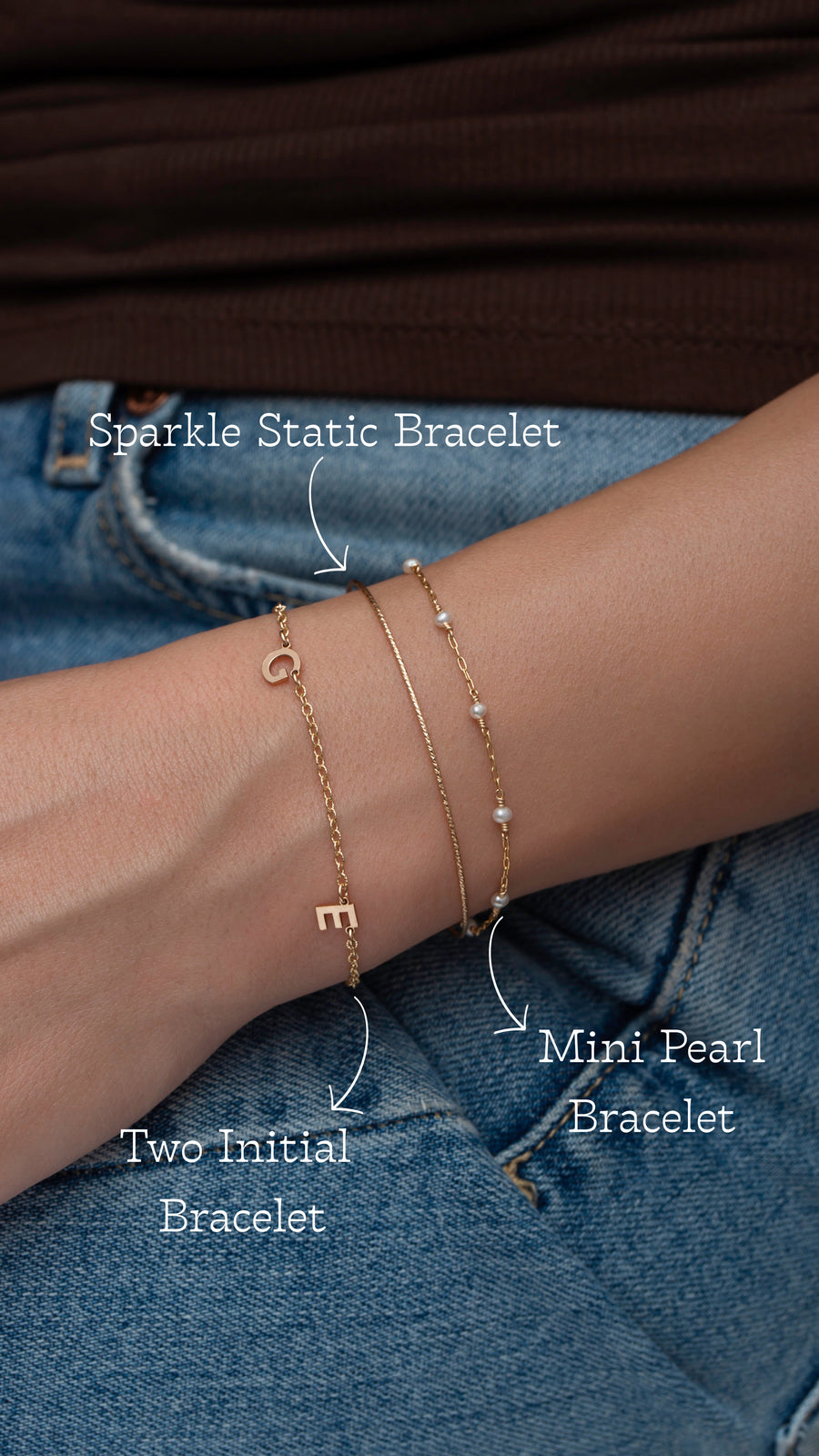 Two Initial Bracelet