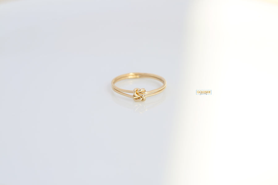 Double Knot Ring - Goldside Jewelry