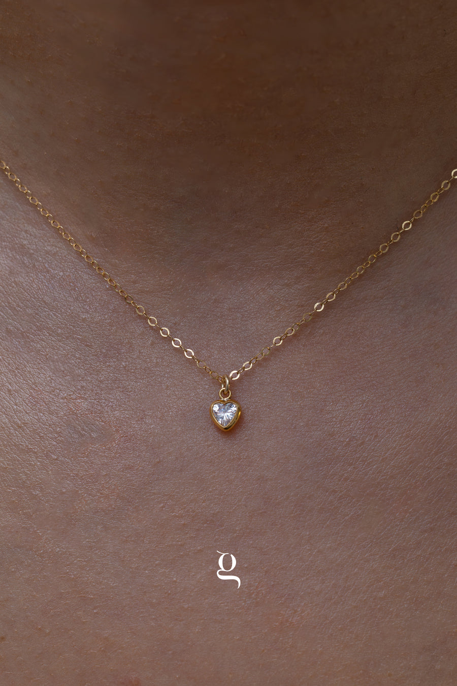 Sparkly Heart Necklace