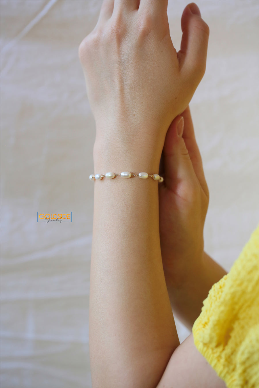 Handmade Big Pearl Bracelet