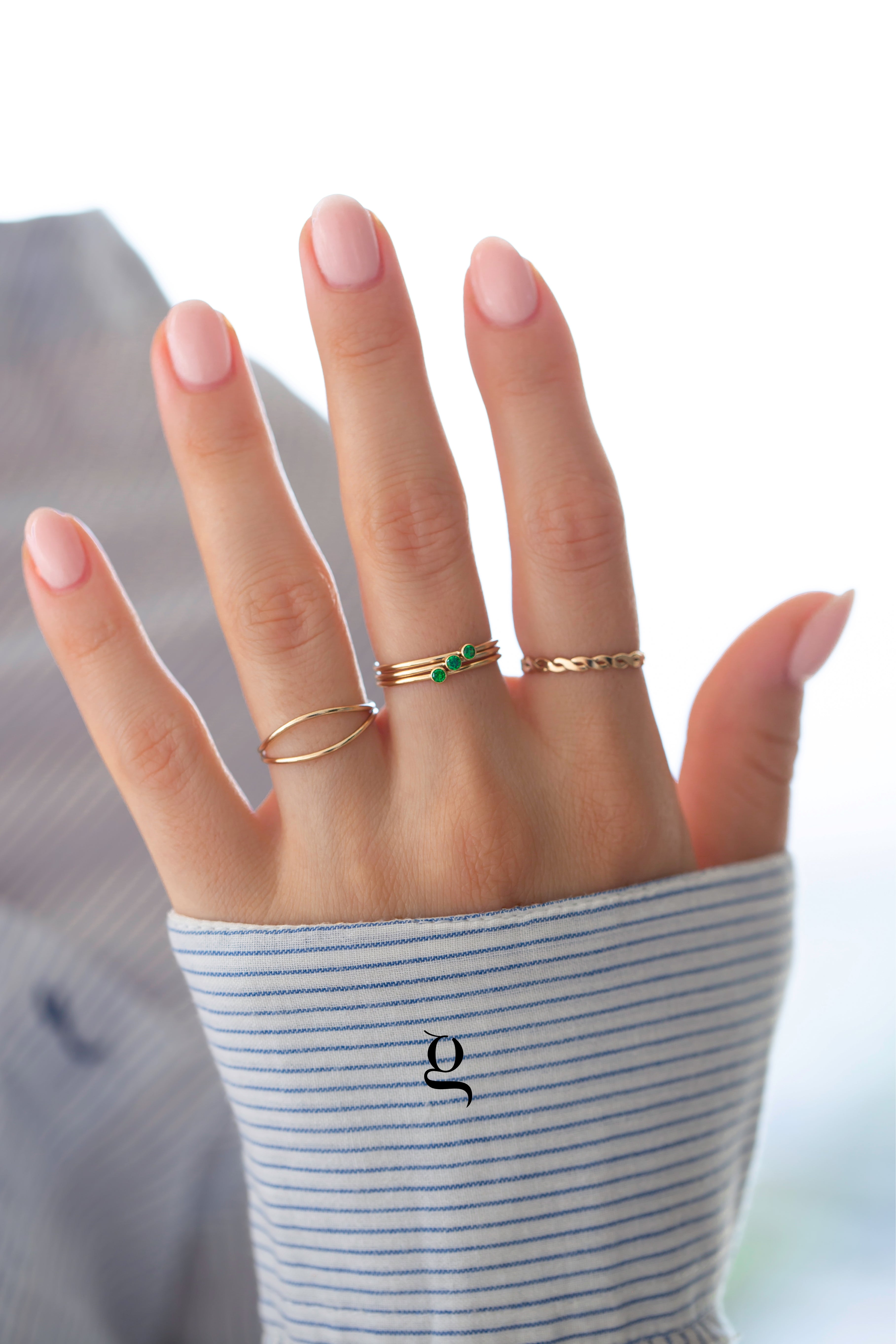 Double Wave Ring