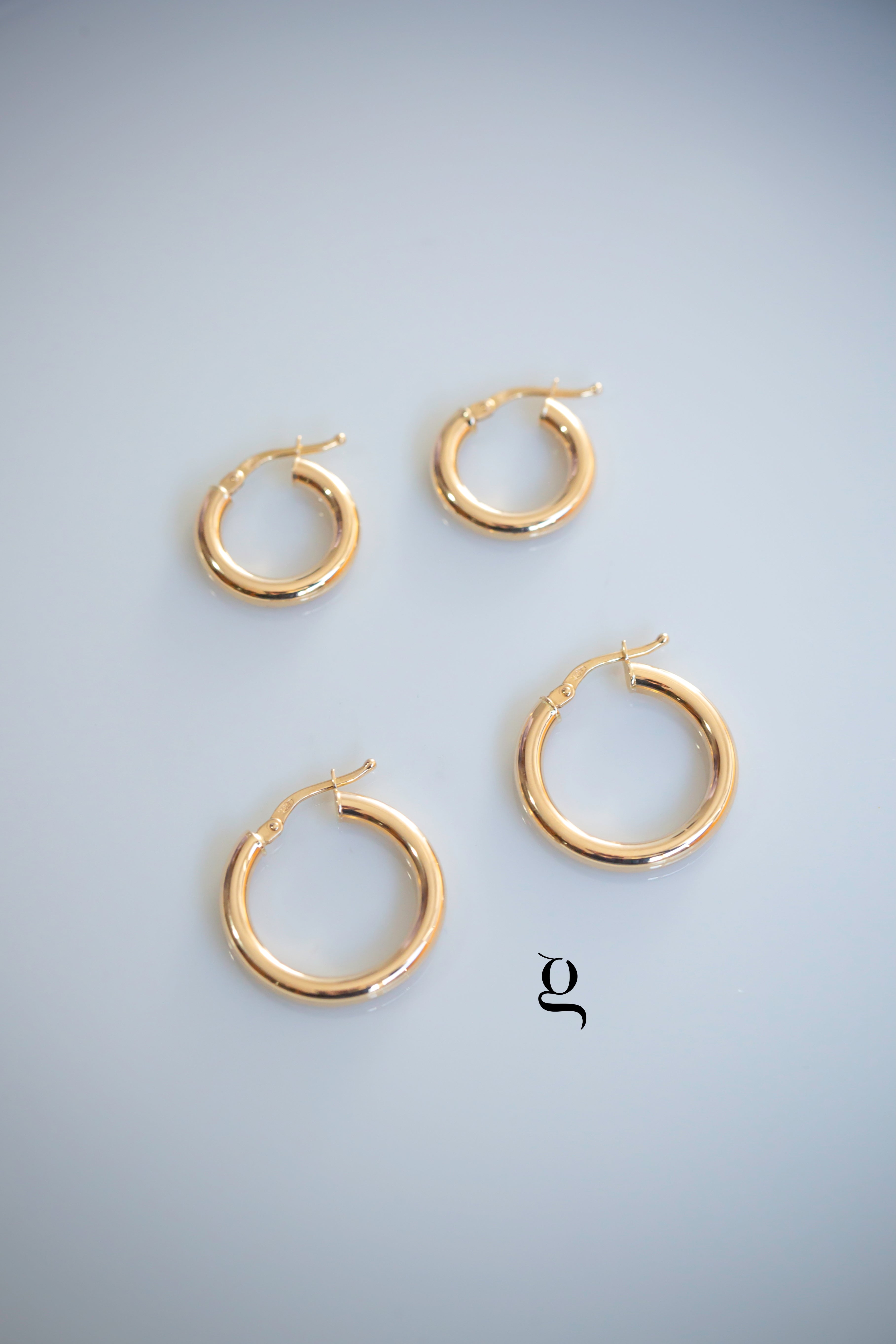 Classic Hoops - Goldside Jewelry