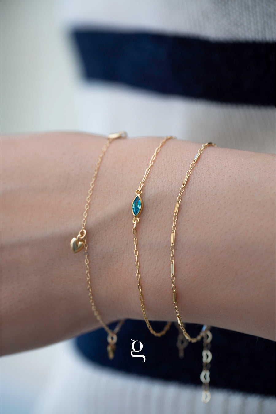Minimal Layering Bracelets