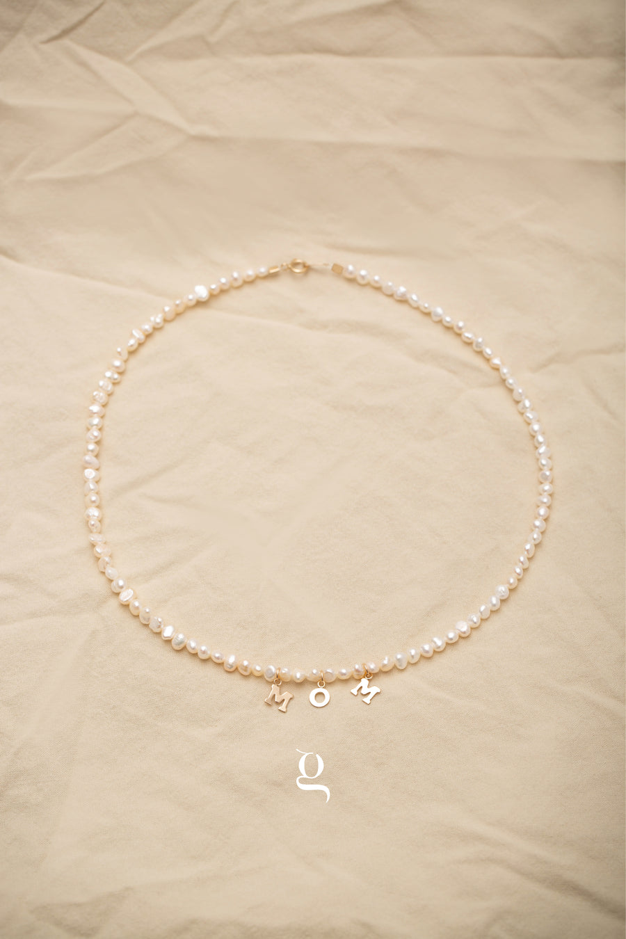 Personalized Pearl Necklace