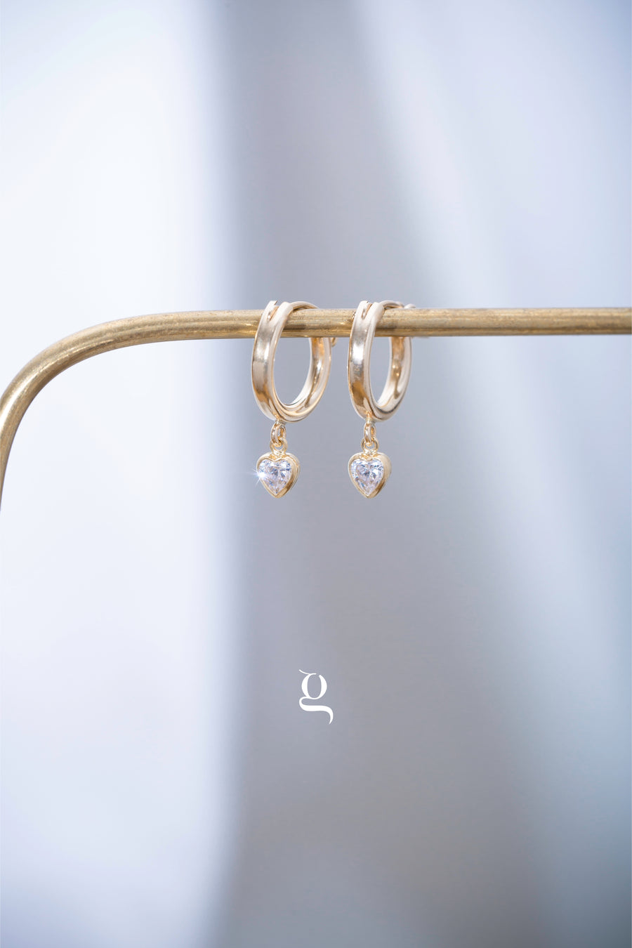 Heartlet Earrings - Goldside Jewelry