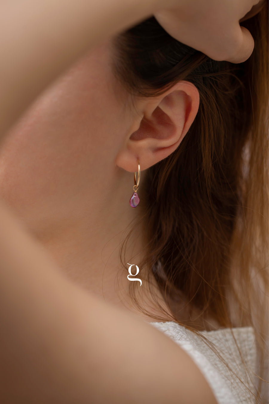 Blush Hoops