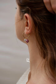 Blush Hoops
