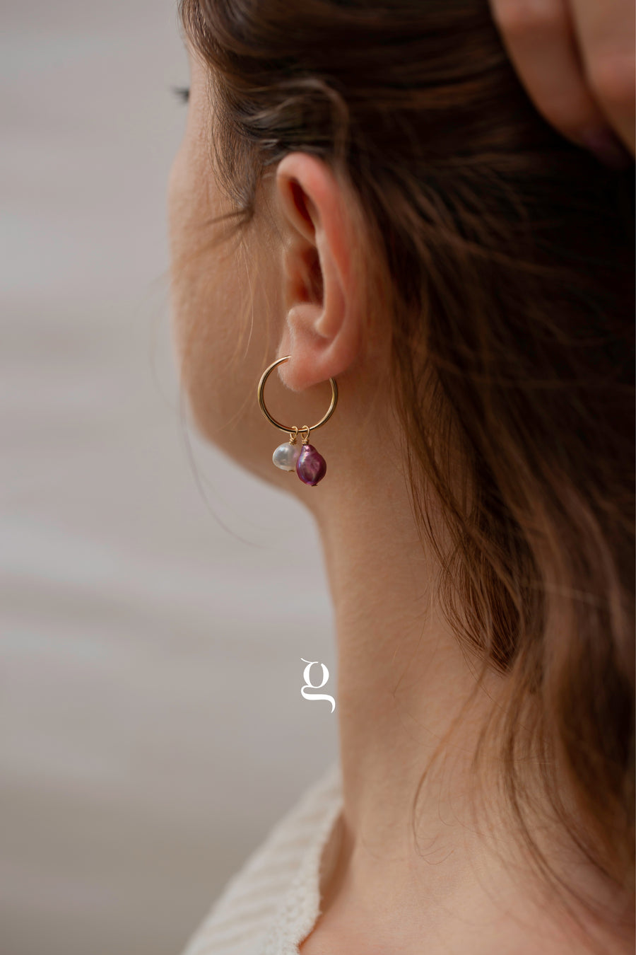 Blush Hoops
