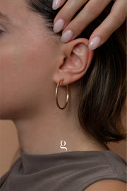 Square Tube Hoops - Goldside Jewelry