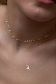 Mini Heart Chain Necklace