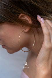 Simple Hoop Earrings