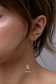 Simple Hoop Earrings
