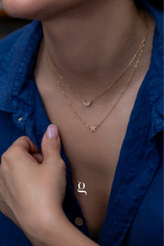 The Moon and Star Necklace