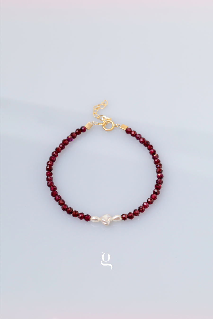 Natural Stones & Freshwater Pearls Beaded Bracelet