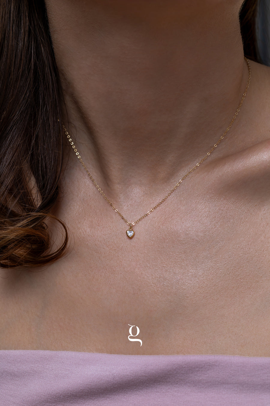 Sparkly Heart Necklace