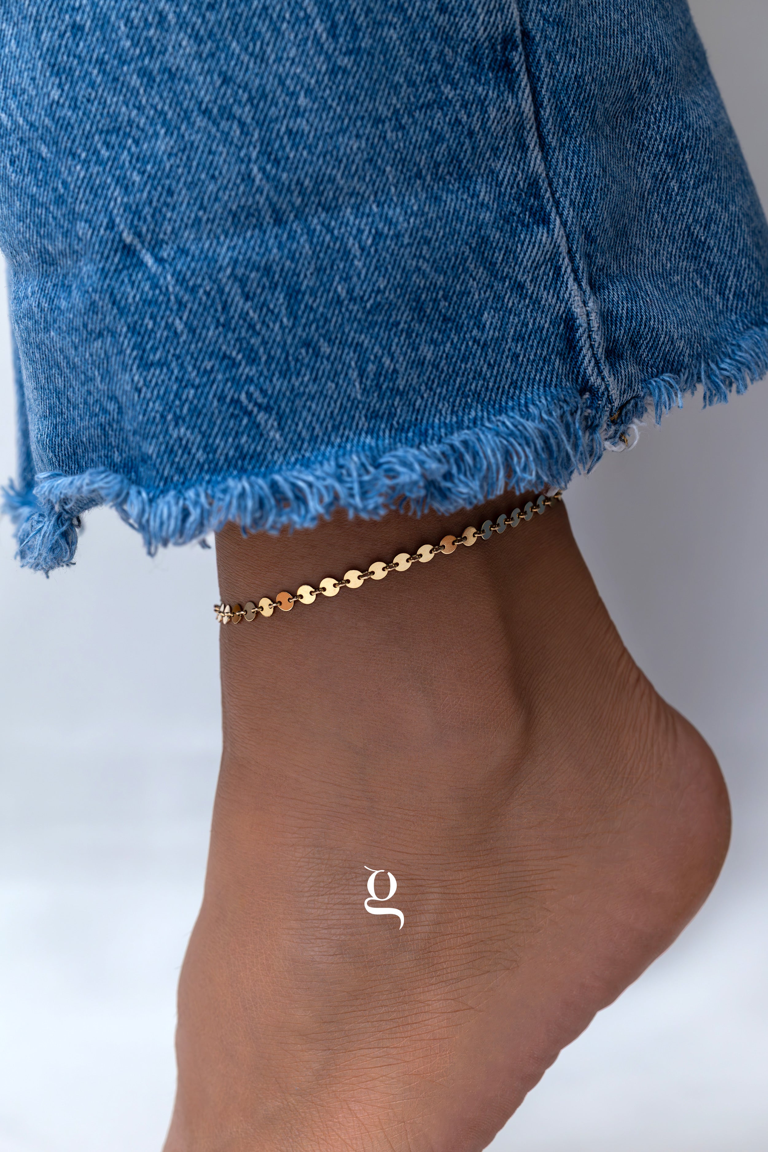 Disc Chain Anklet