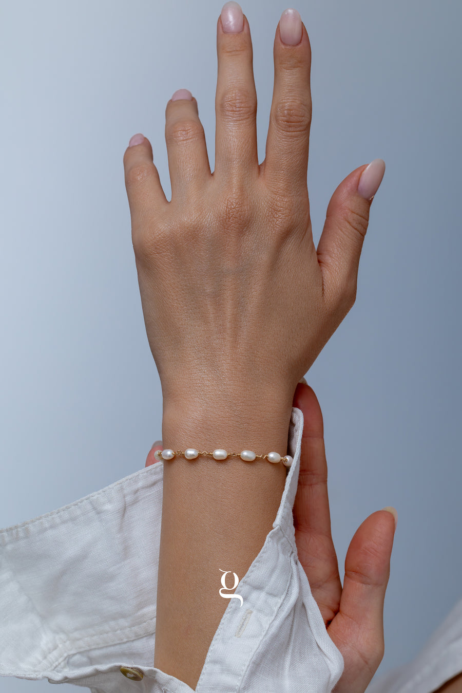 Handmade Big Pearl Bracelet